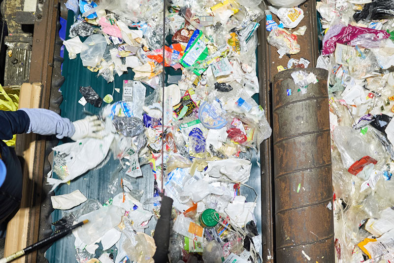 市町村から出た家庭ごみ