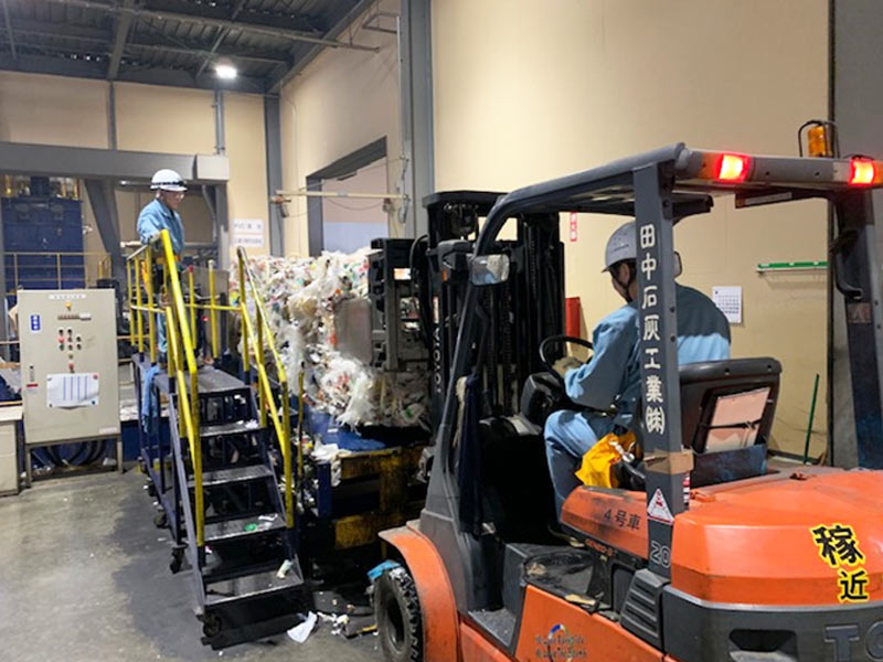 投入(解砕)作業